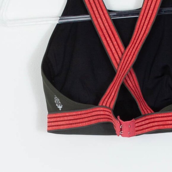 Free People Movement Practice Makes Perfect Bra Army Green‎ Womens Size XS - Picture 6 of 6